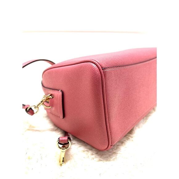 🔥🌺NWT! Coach Mini Bennett Satchel Handbag Glitter Peony Msrp:$325.00 - Picture 6 of 9